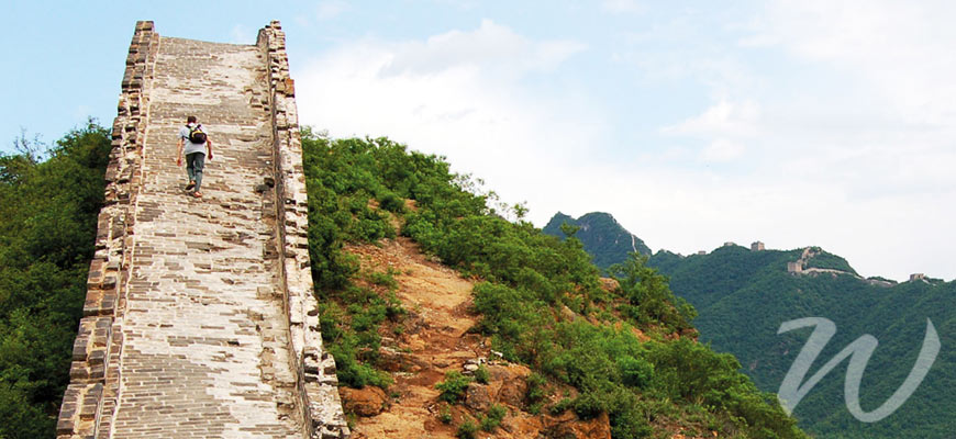 Solo Traveller on the Great Wall, travel style