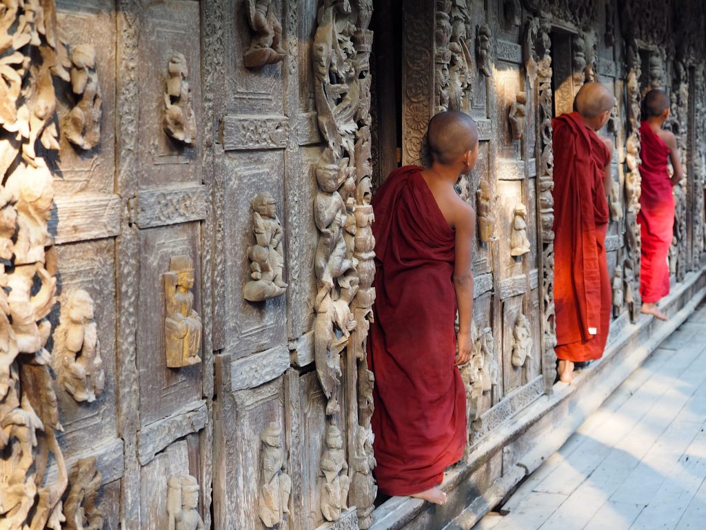 Monks In focus myanmar