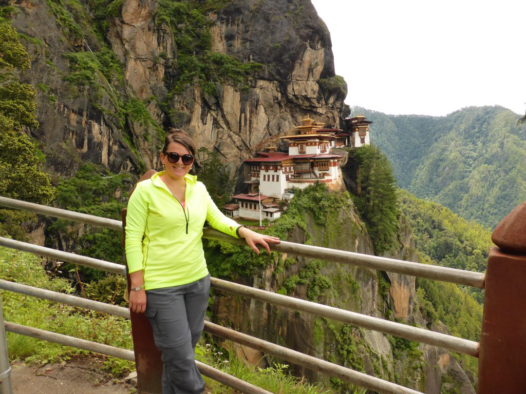 Our Customer Insight Manager Zoe, Tiger's Nest Monastery, Paro, Bhutan