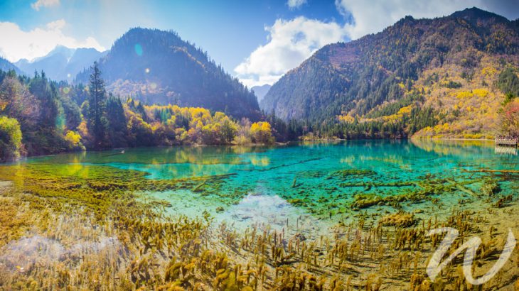 Lake in Jiuzhaigou Valley, Customer Corner: Jiuzhaigou National Park