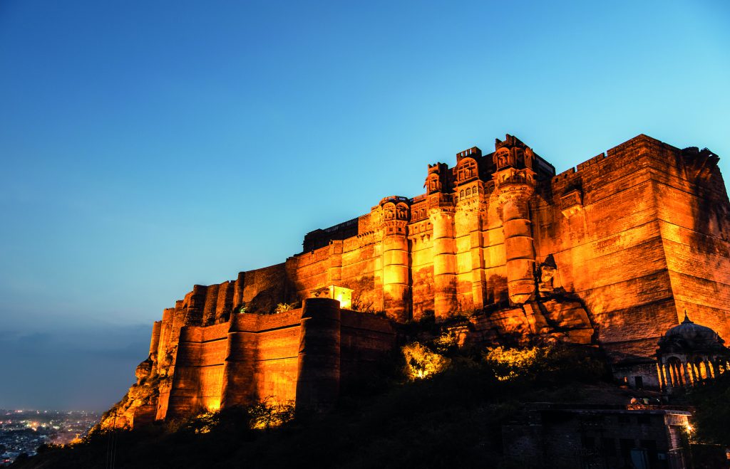 Mehrangarh Fort at night, Deluxe