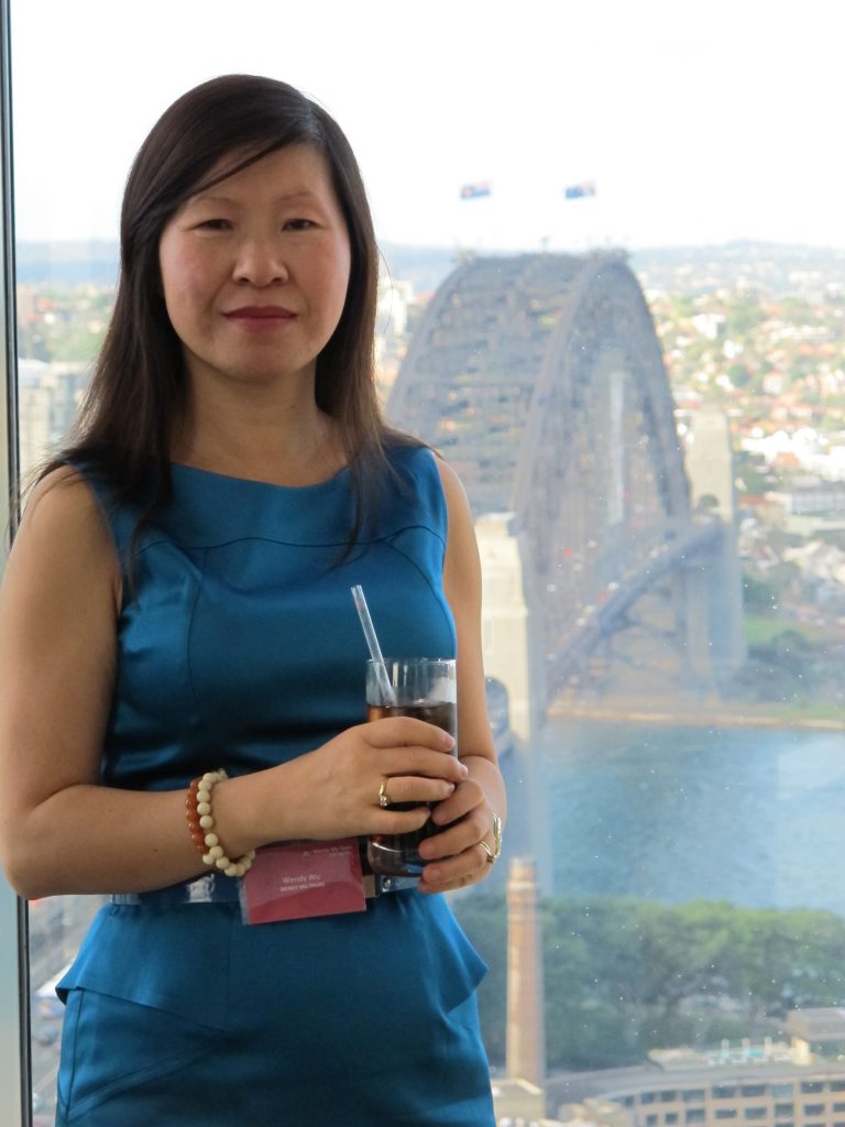 Wendy Wu at a function in Sydney