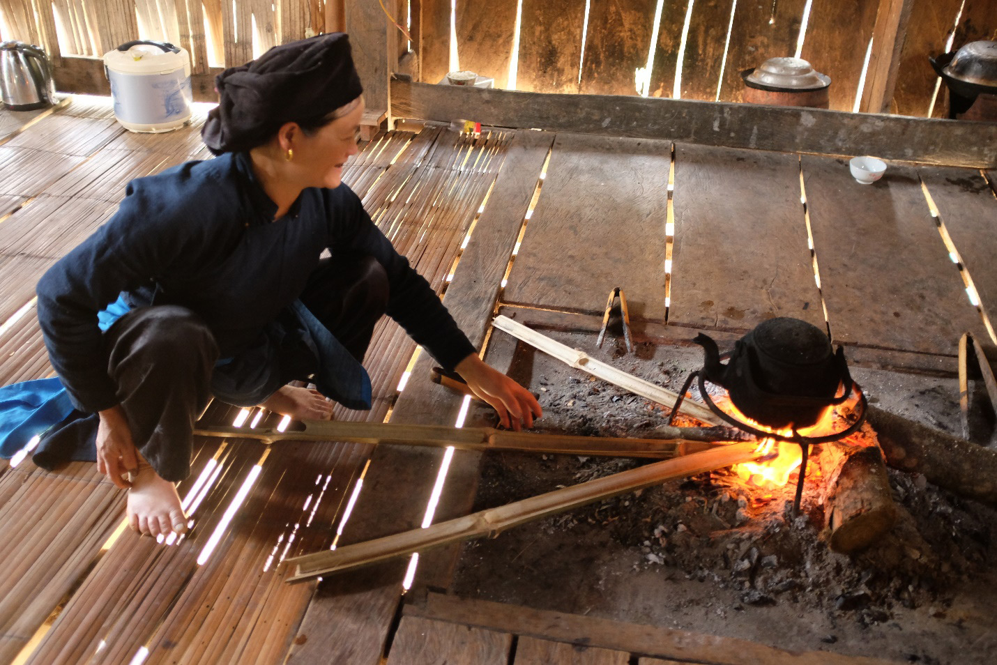 Lunch at local Tay family, Hoang Su Phi