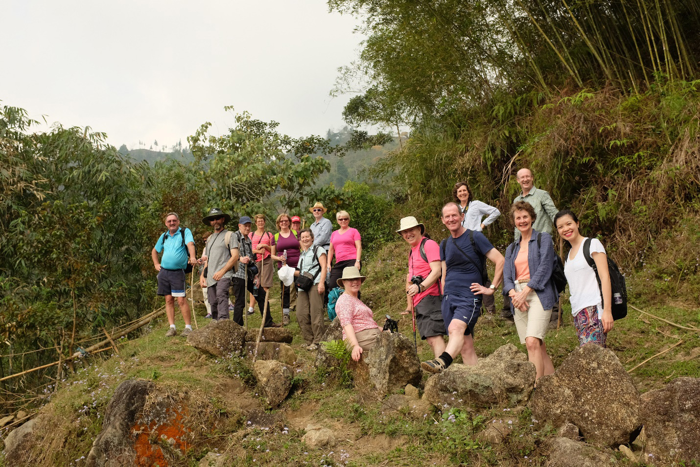 Group Trekking, Hoang Su Phi