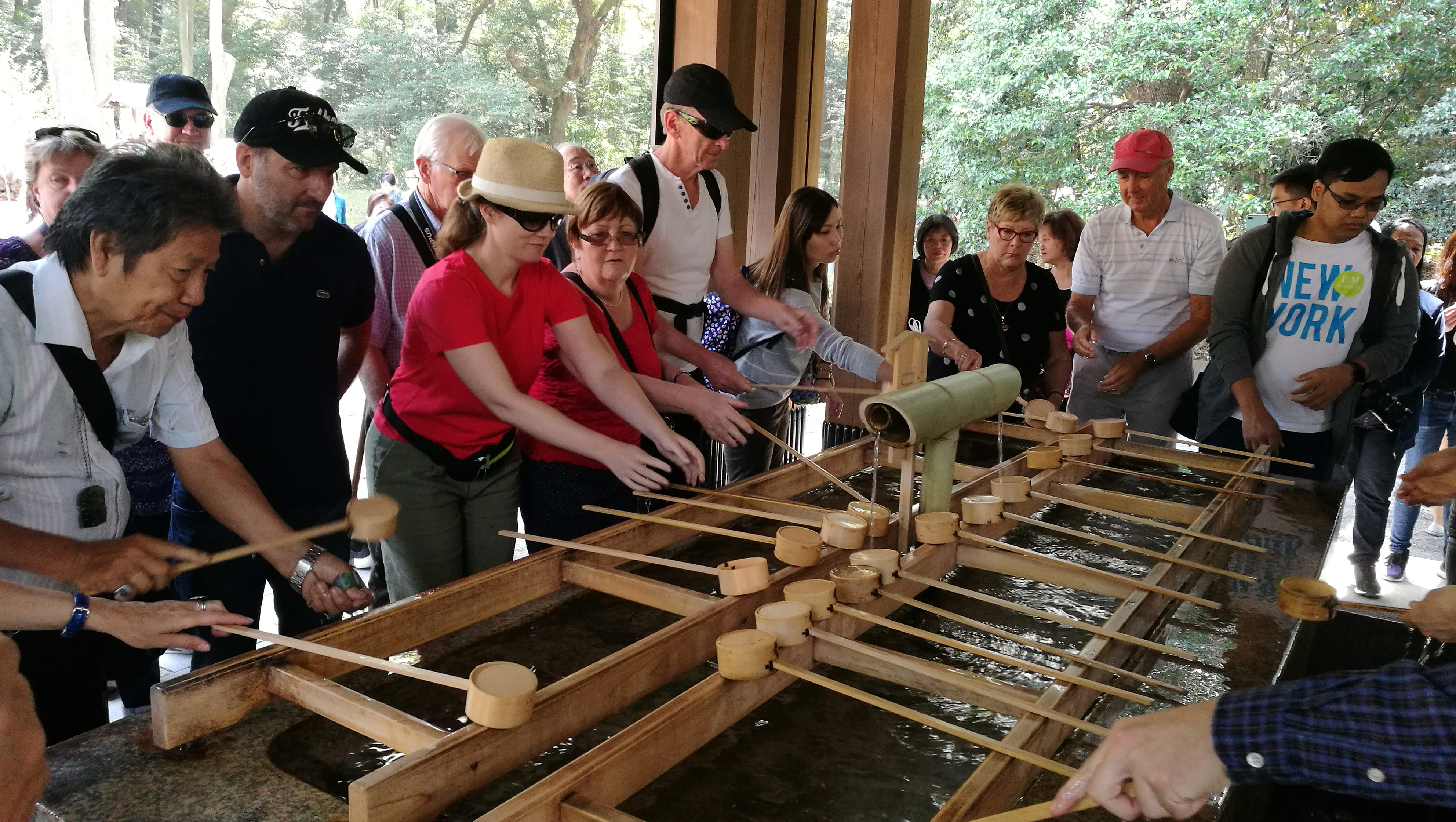 Cleansing Ritual Prior to Entering Meiji Shrine, traditional japan