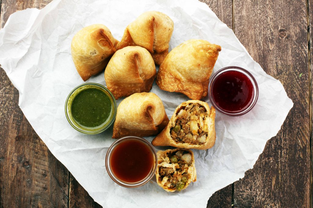 Indian Samosa, dumplings of asia