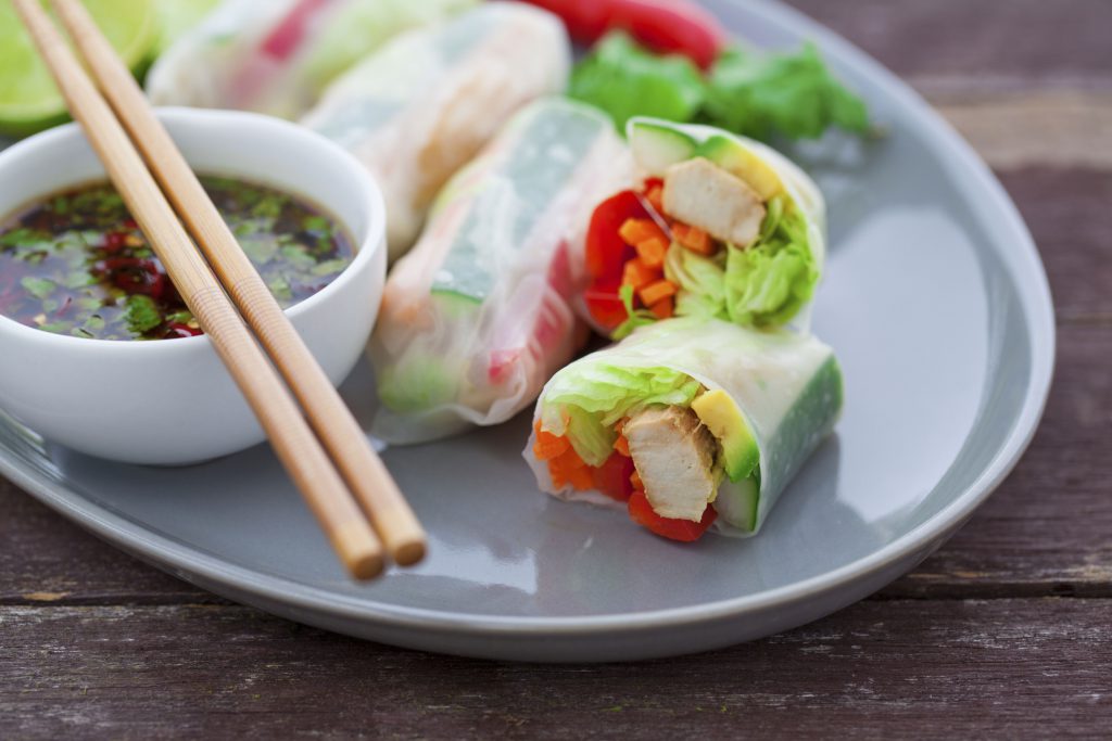 Rice Paper Rolls, dumplings of asia