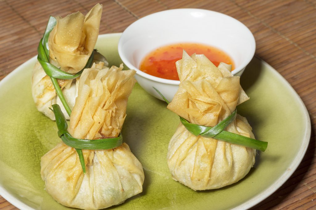 Thai Money Bags, dumplings of asia