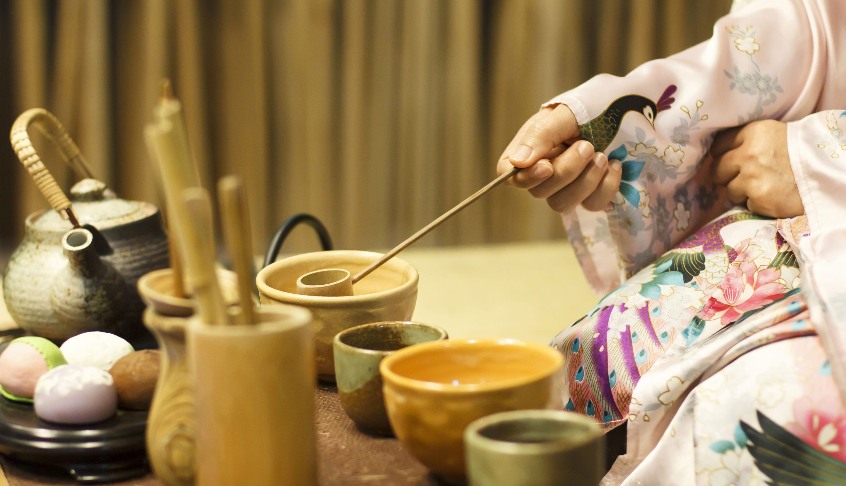 Traditional Japanese tea ceremony