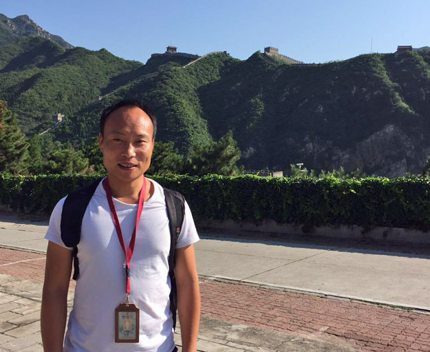 George Pu at the Great Wall, China