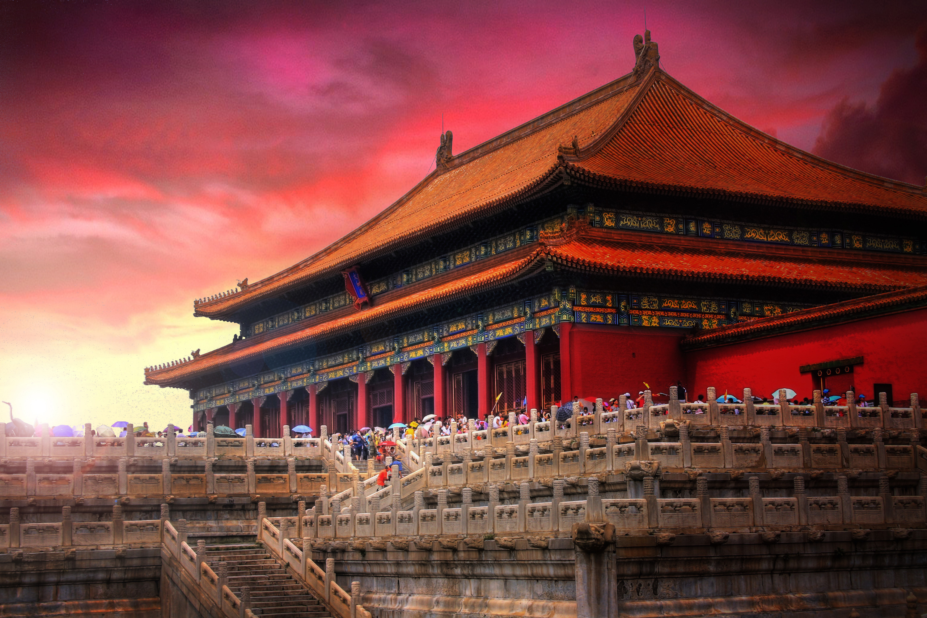 Temples of the Forbidden City, Beijing, china
