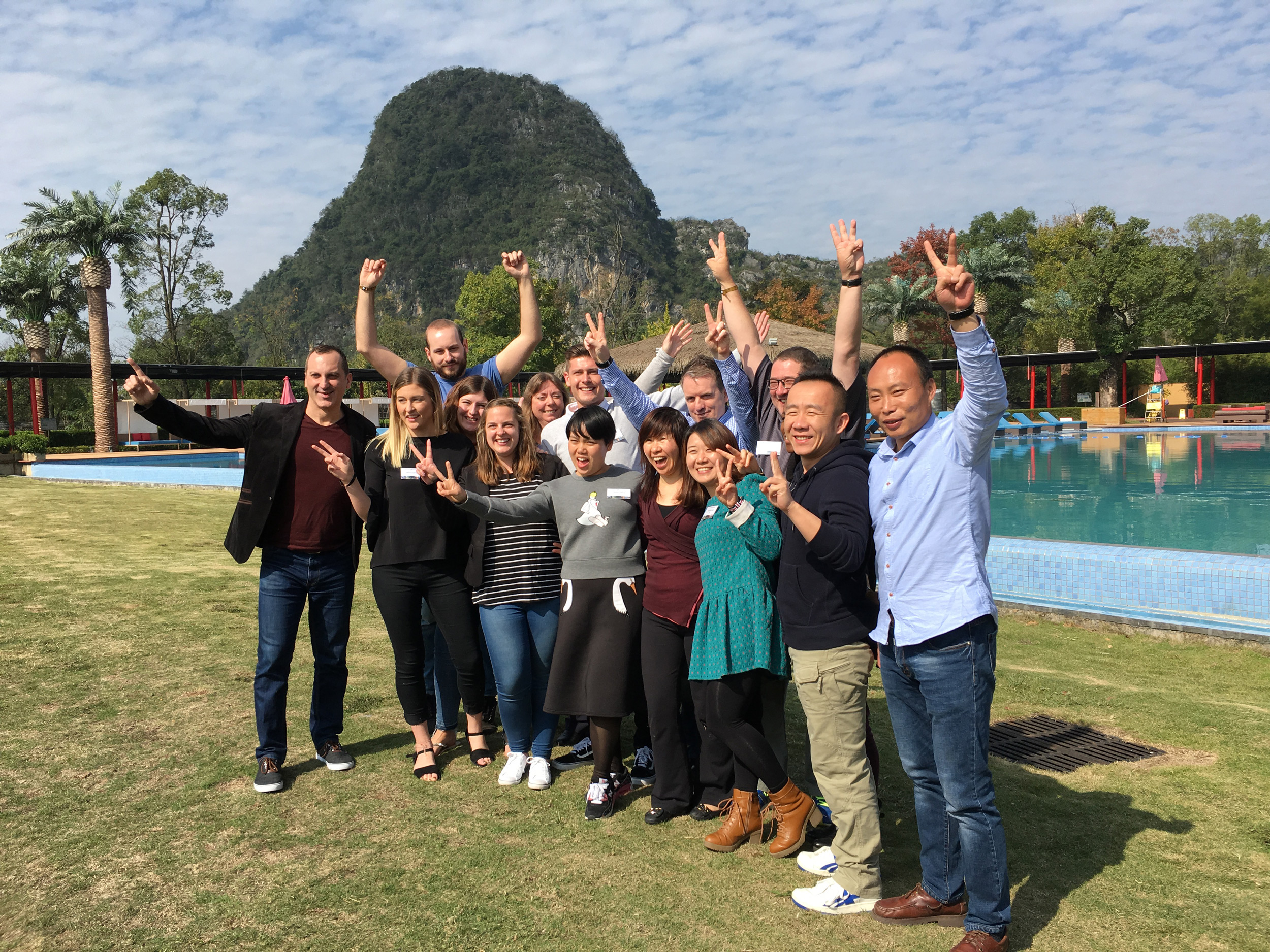 George Pu at the Wendy Wu Tours Global Conference in Guilin, china