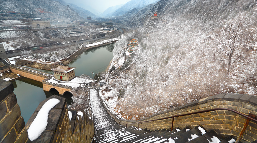 Great Wall of China, Beijing, asia winter