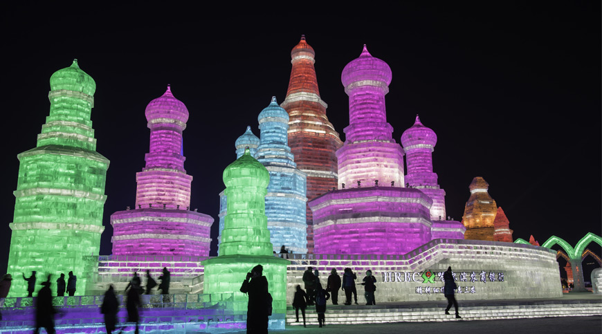 Harbin Ice Festival, asia winter