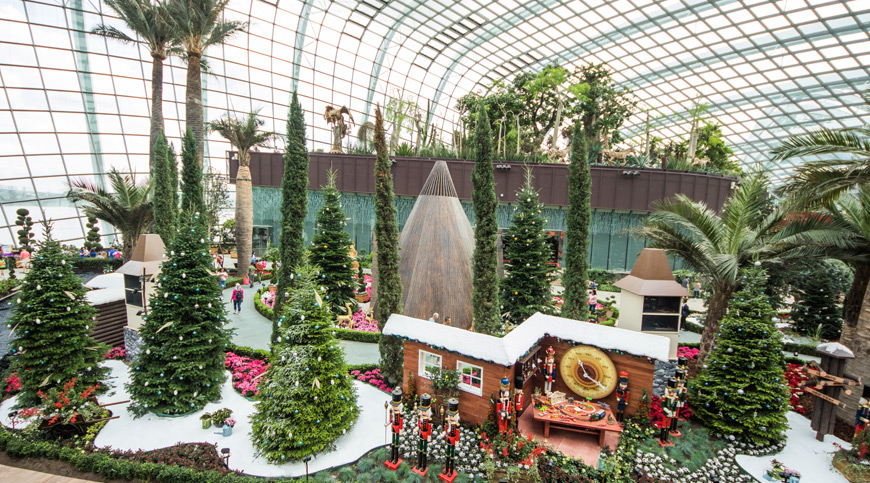 Christmas at Gardens by the Bay, Singapore, asia winter