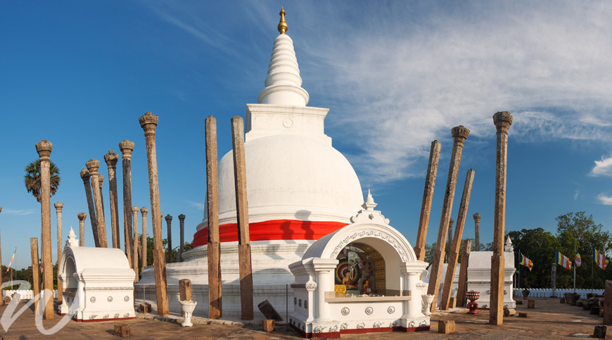 Thuparama Dagoba, Anuradhapura, tour Sri Lanka