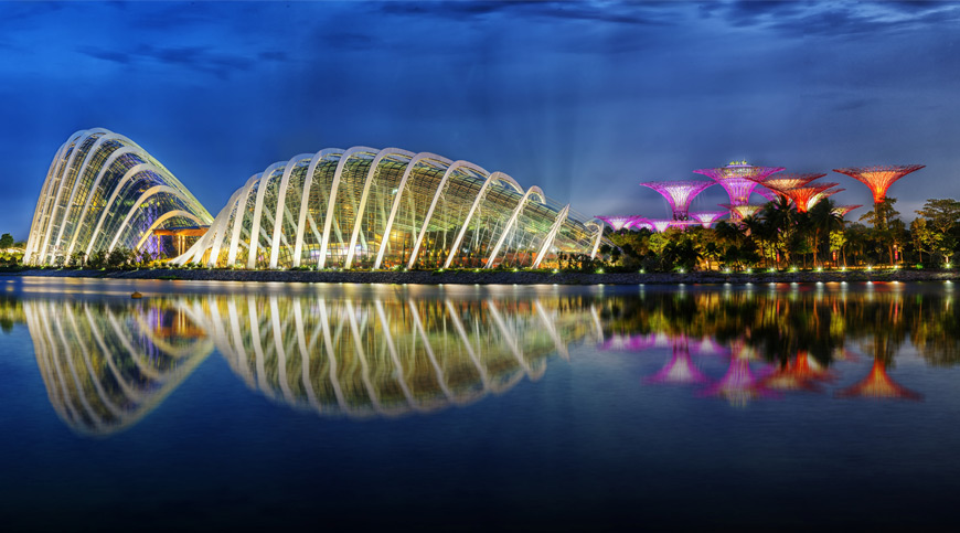 Gardens by the Bay, flying safe