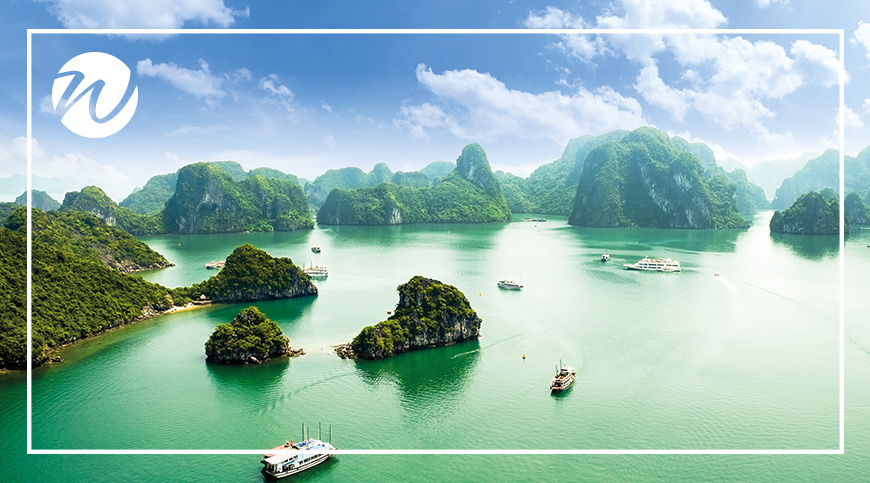 Asia travel recommendations - the Descended Dragon - Halong Bay