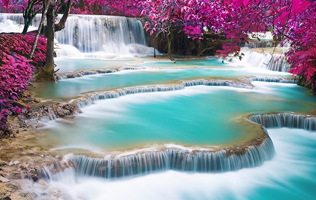 Day 2:  Kuang Si Waterfalls