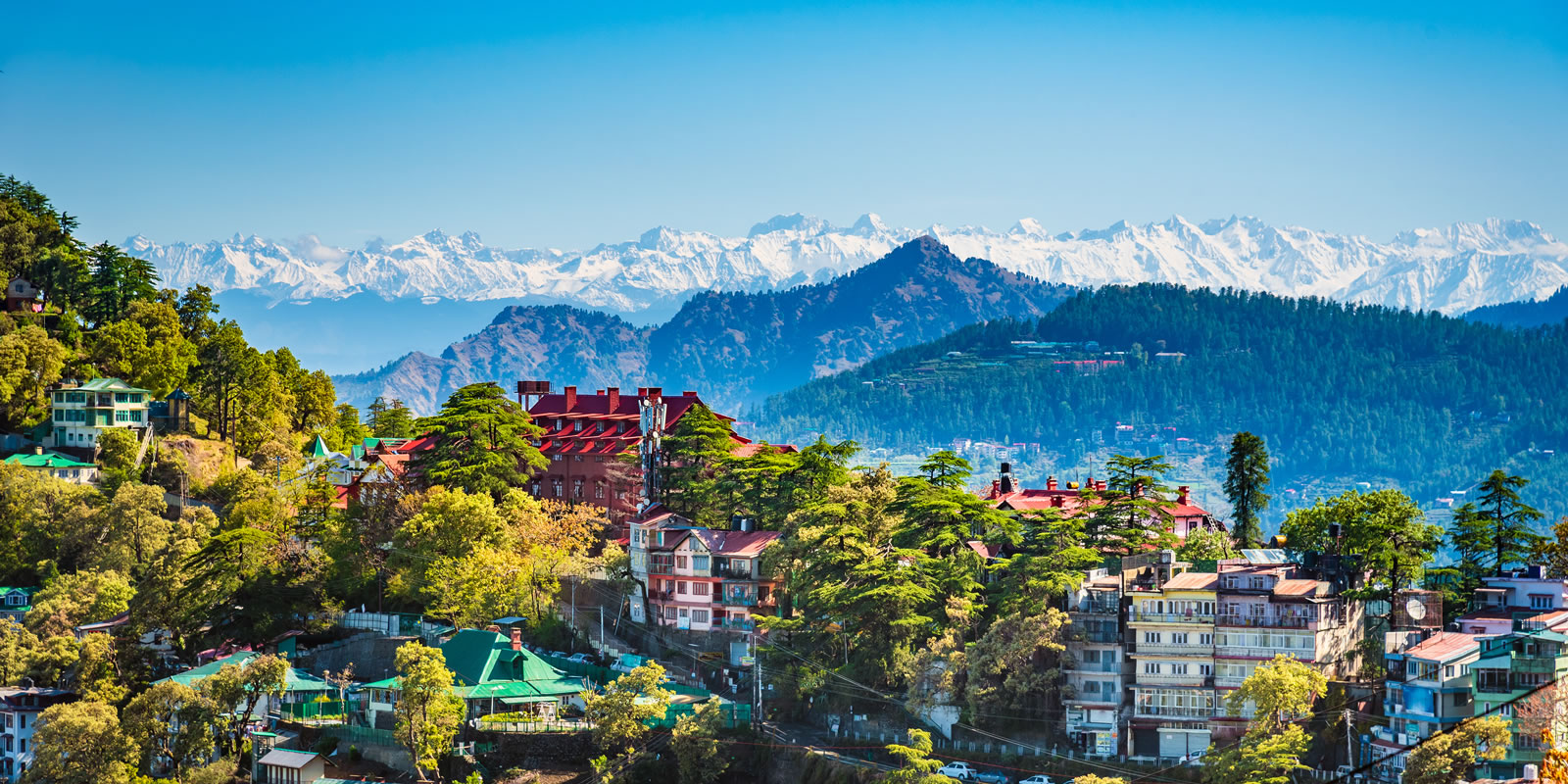 View of Shimla - Best Honeymoon Destinations In India