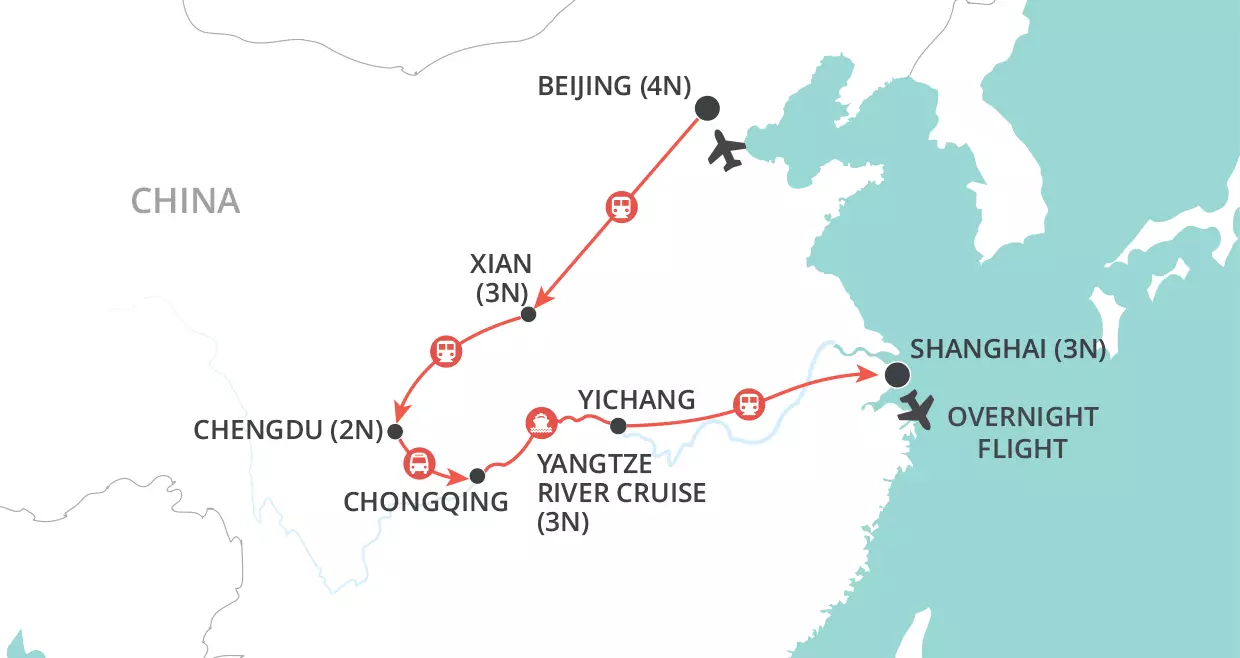 Enchanting China map