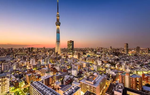 DAYS 1-2: Fly overnight to Tokyo