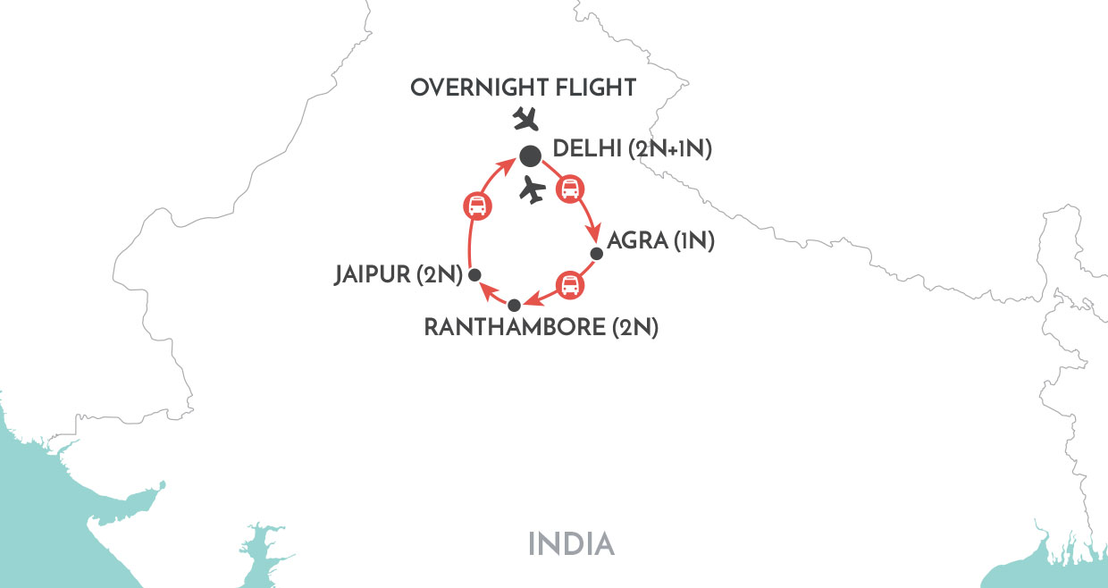 An Indian Experience map