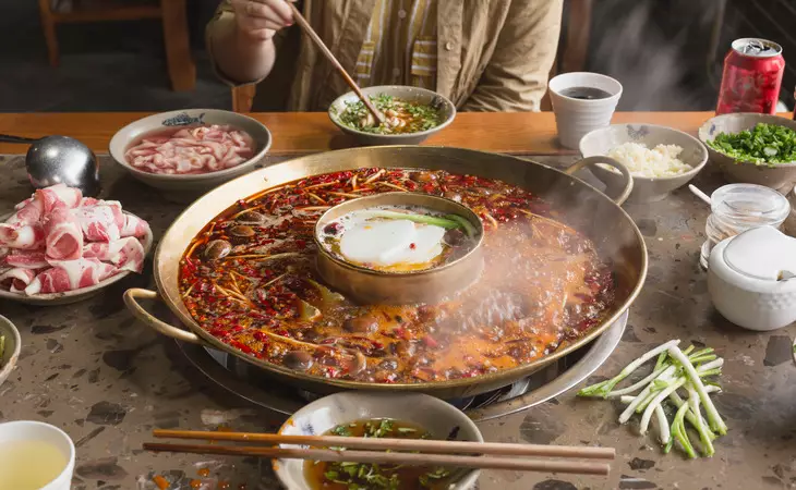 Sizzling Sichuan hot pot
