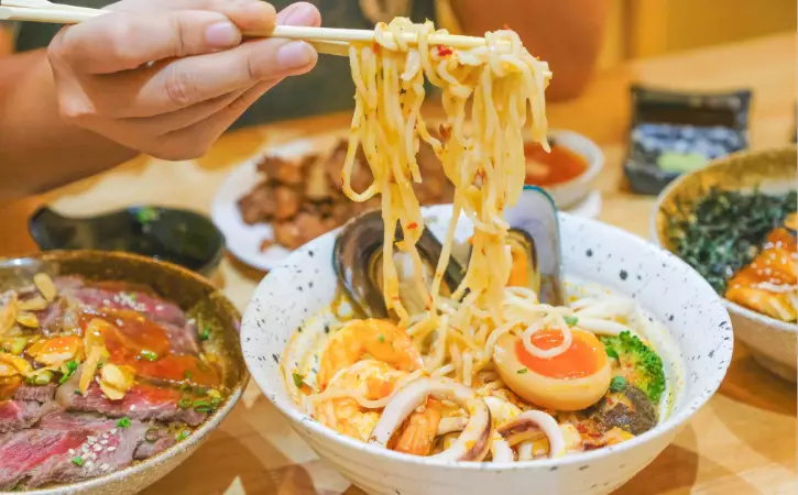 Dine in Ramen Alley