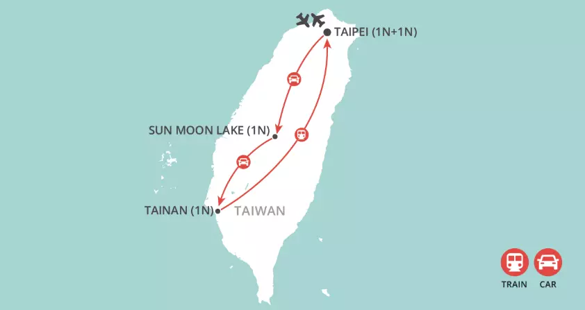 Classic Taiwan map