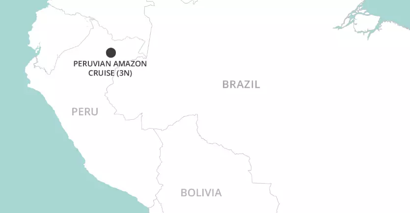Peruvian Amazon River Cruise map