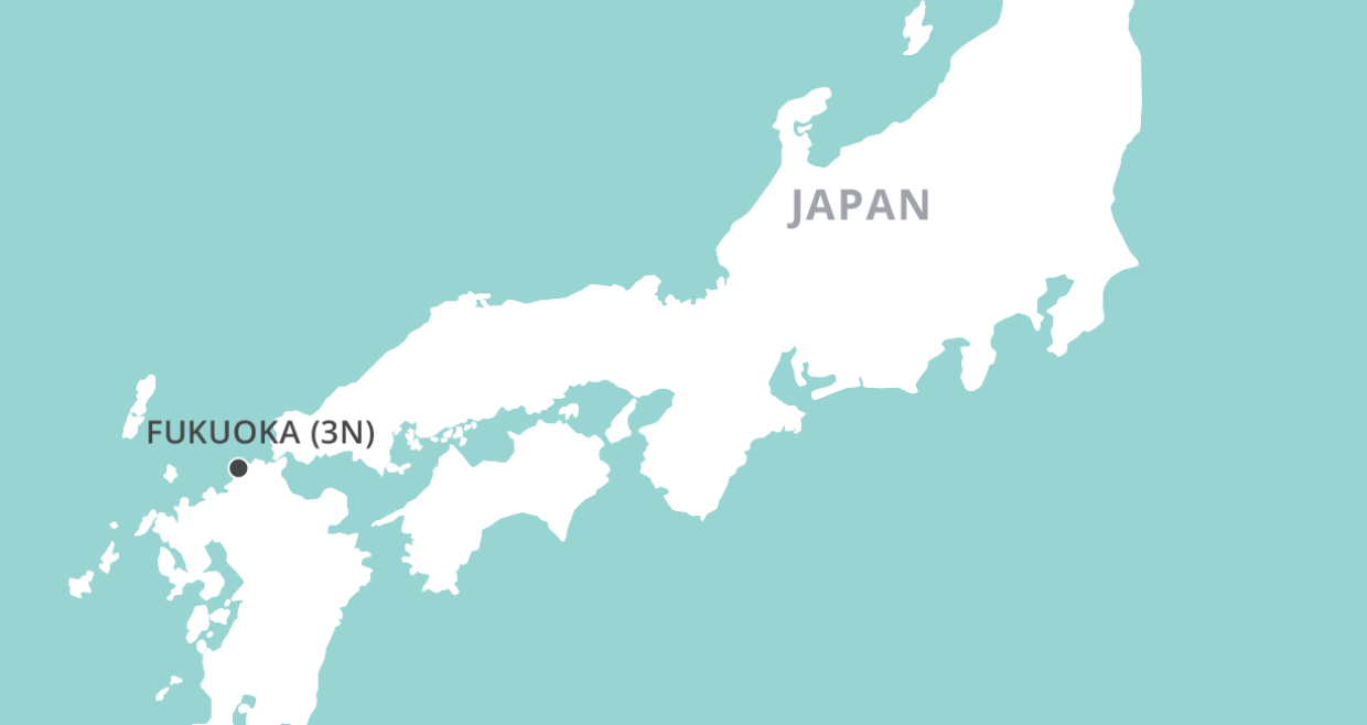 Fukuoka Extension map