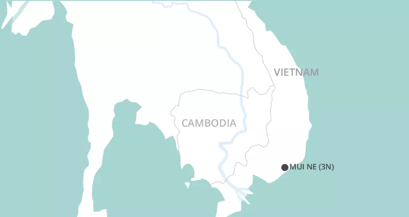 Mui Ne Beach Short Stay map