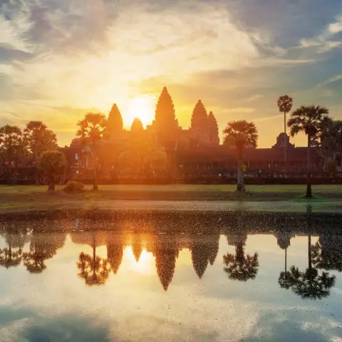 Angkor at Sunset
