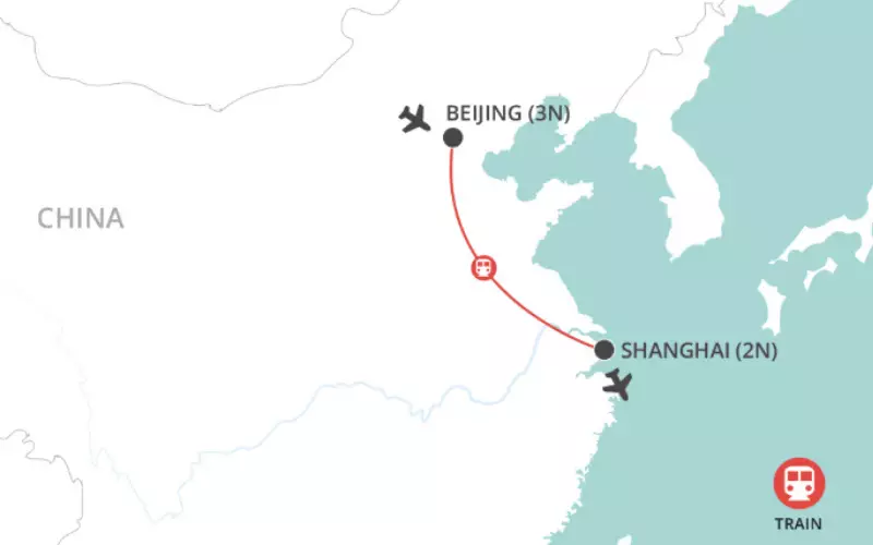 Beijing & Shanghai Short Stay map