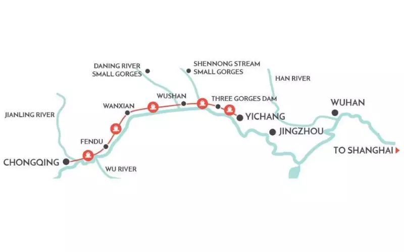 Pure Yangtze Upstream map