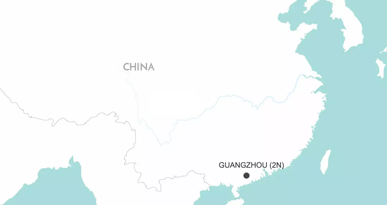 Guangzhou Stopover map