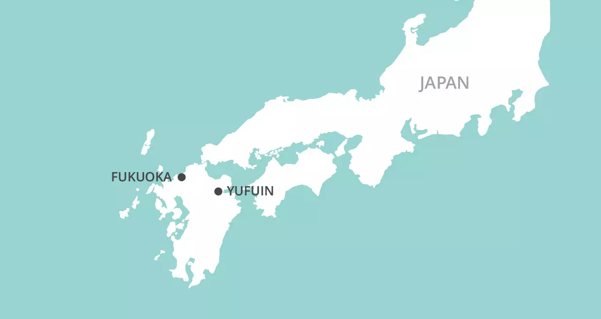 Yufuin Extension map