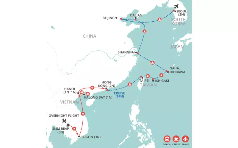 Ultimate Asia Explorer map