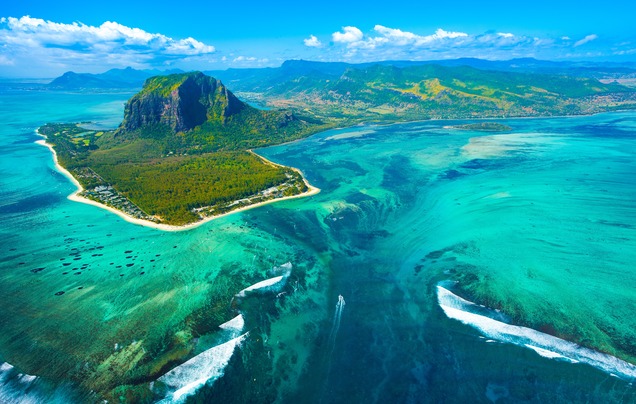 Days 1-2: Fly Australia to Mauritius