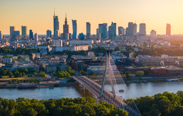Days 1-2: Fly to Warsaw