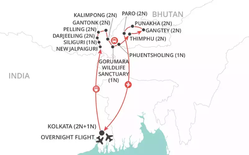 Himalayan Kingdoms map