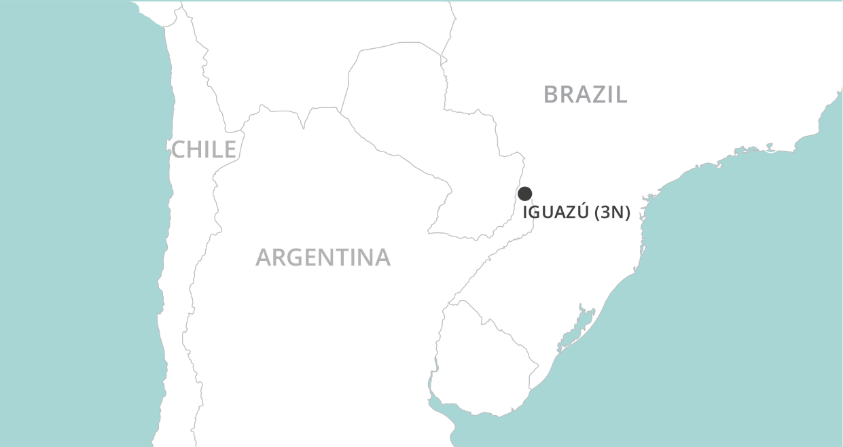 Iguazu Falls Short Stay map