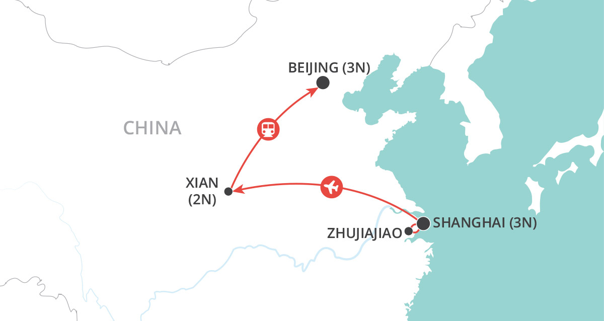 A Glimpse of China map