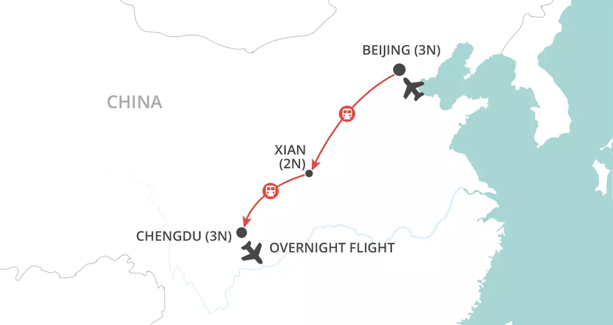 In Pursuit of Pandas map