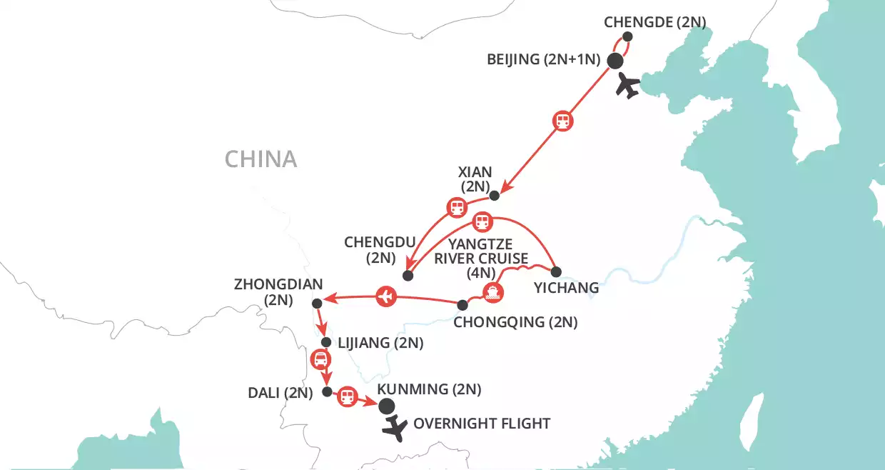 China Encounters map